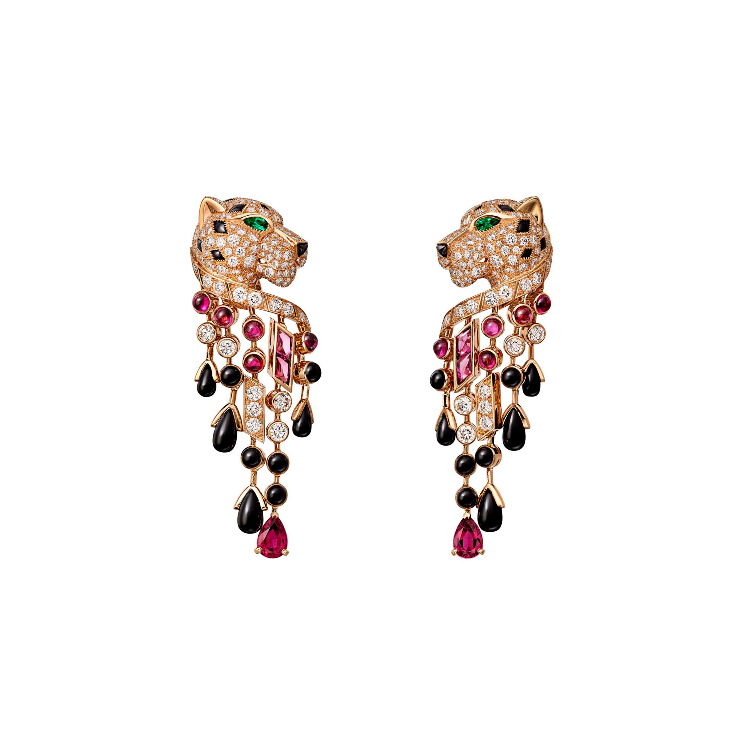 CARTIER PANTHÈRE ROSE GOLD DE CARTIER EARRINGS H8000485